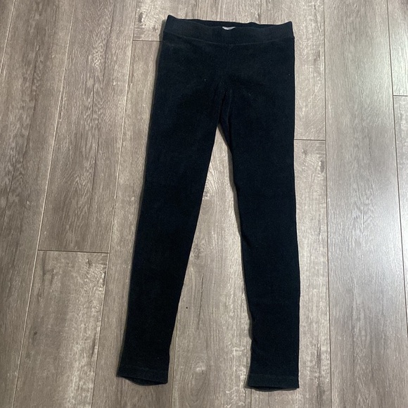 VINCE Stretch-Corduroy Full-Length Leggings black S - Picture 2 of 6